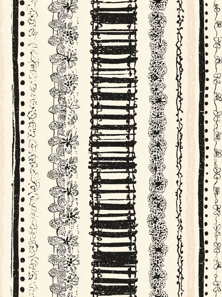 Bohemian Stripes — Minimalist Print.