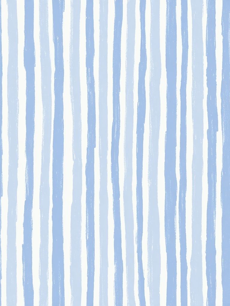 Blue Striped Minimalist Poster. poster detail