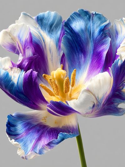 Vibrant Tulip — Botanical Print. poster print