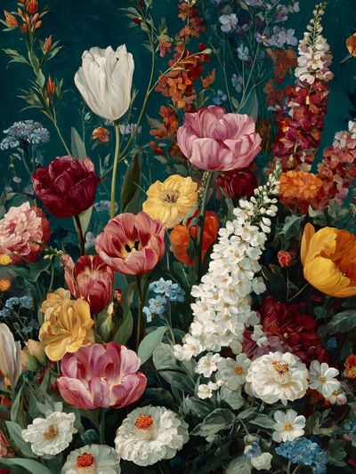 Vibrant Floral Bouquet — Botanical Print. poster print