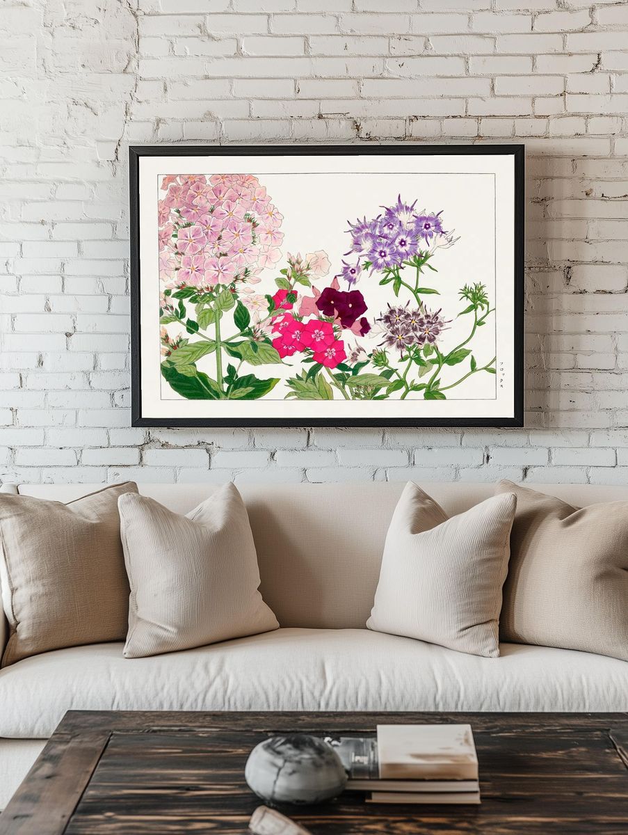 Floral Botanical Print room preview