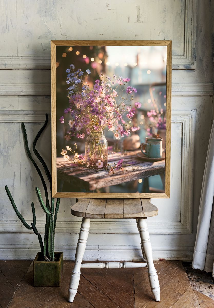 Wildflower Bouquet — Botanical Print room preview
