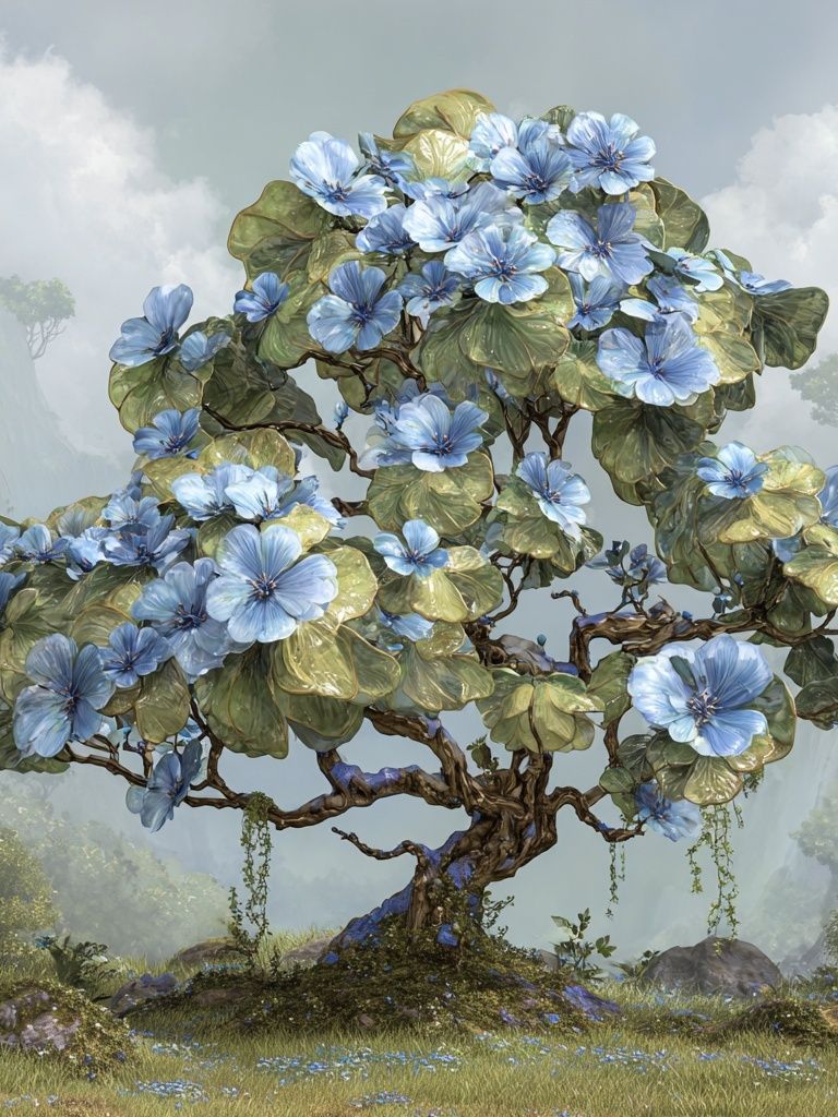 Floral Camellia Pattern Poster. poster — botanical art