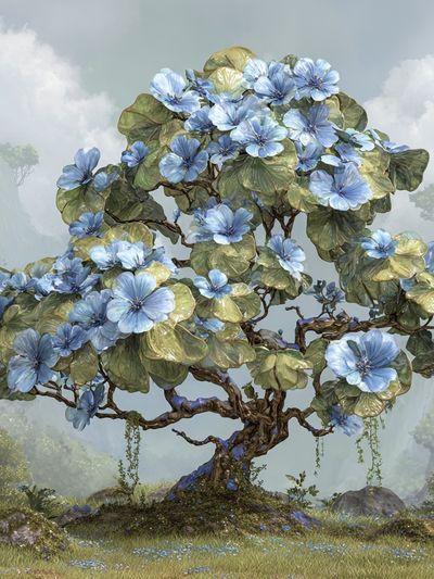 Floral Camellia Pattern Poster. poster
