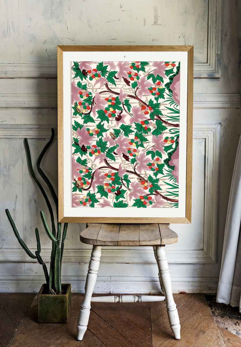 Grapevine Botanical Print room preview
