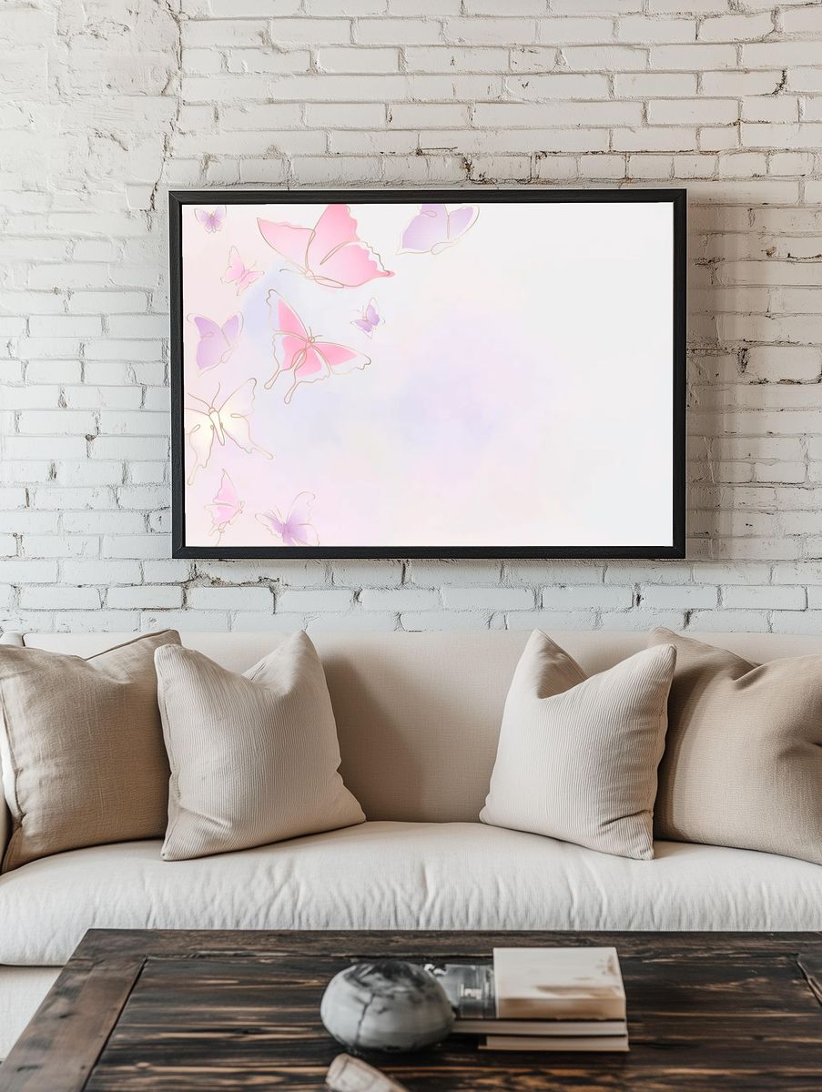 Butterfly Dreams — Watercolor Print room preview