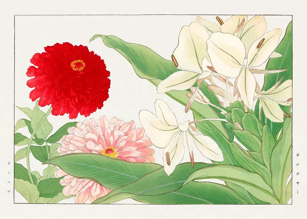 Floral Composition — Botanical Print. poster detail