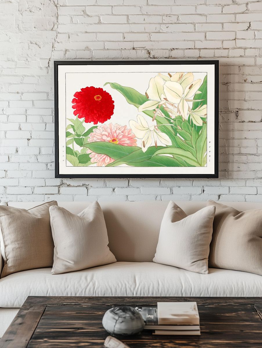 Floral Composition — Botanical Print room preview
