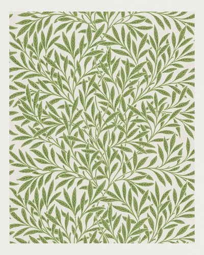 Green Leaf Pattern — Botanical Print. poster