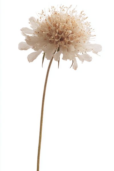 Delicate White Flower — Botanical Print. poster print