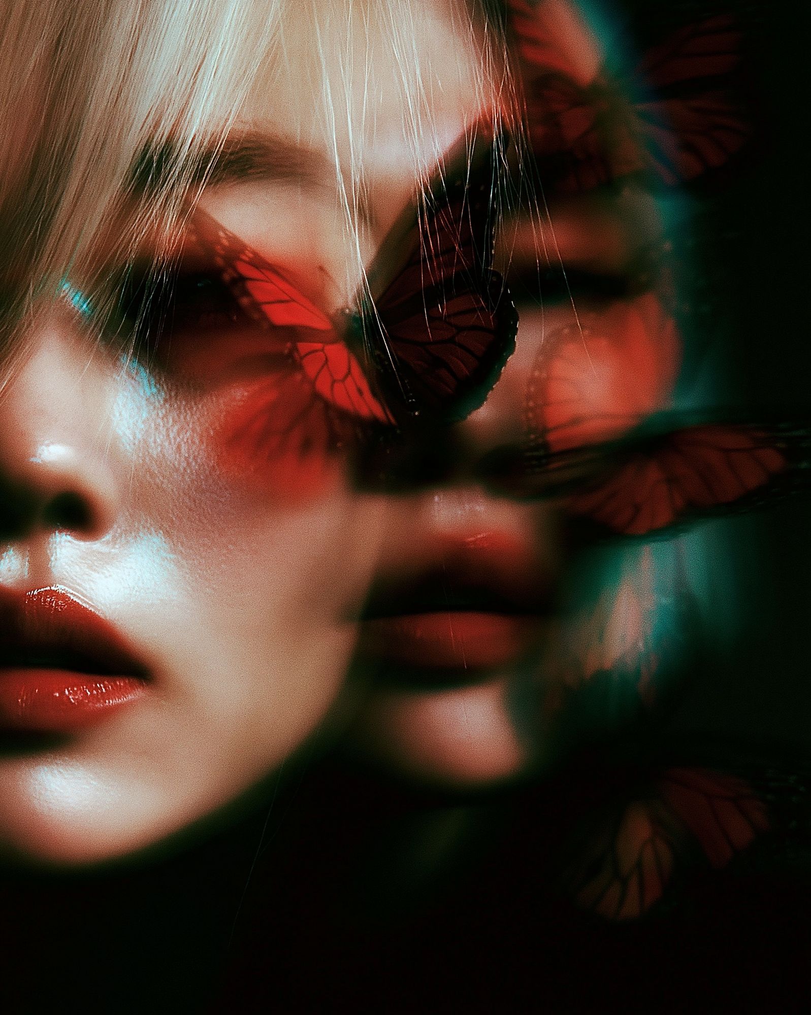 Butterfly Dream Portrait Print. poster — photography art