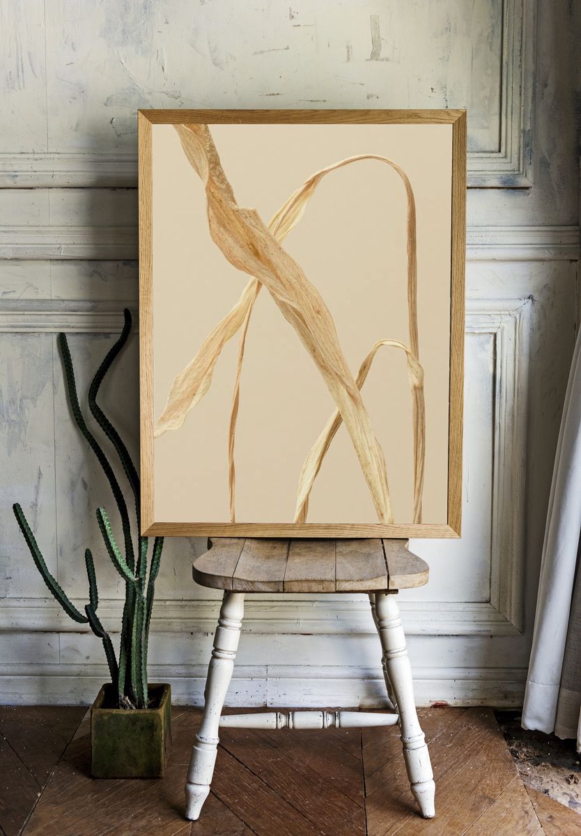 Dried Leaves — Botanical Print. room preview
