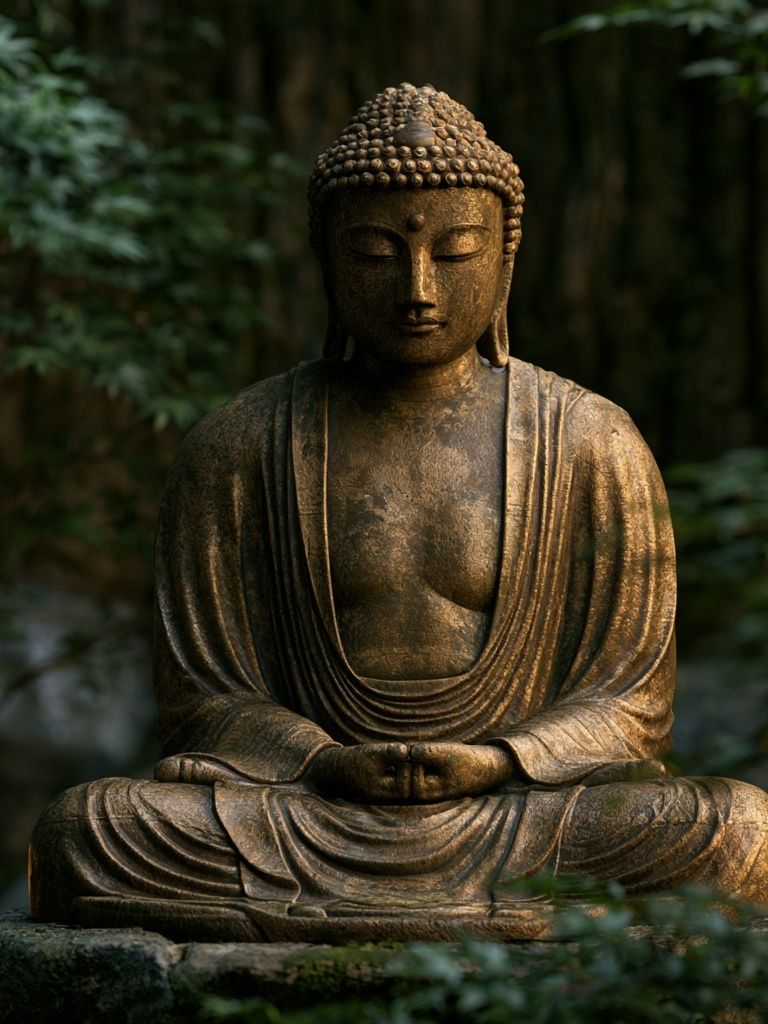 Meditating Buddha Photography Poster. poster — photography art
