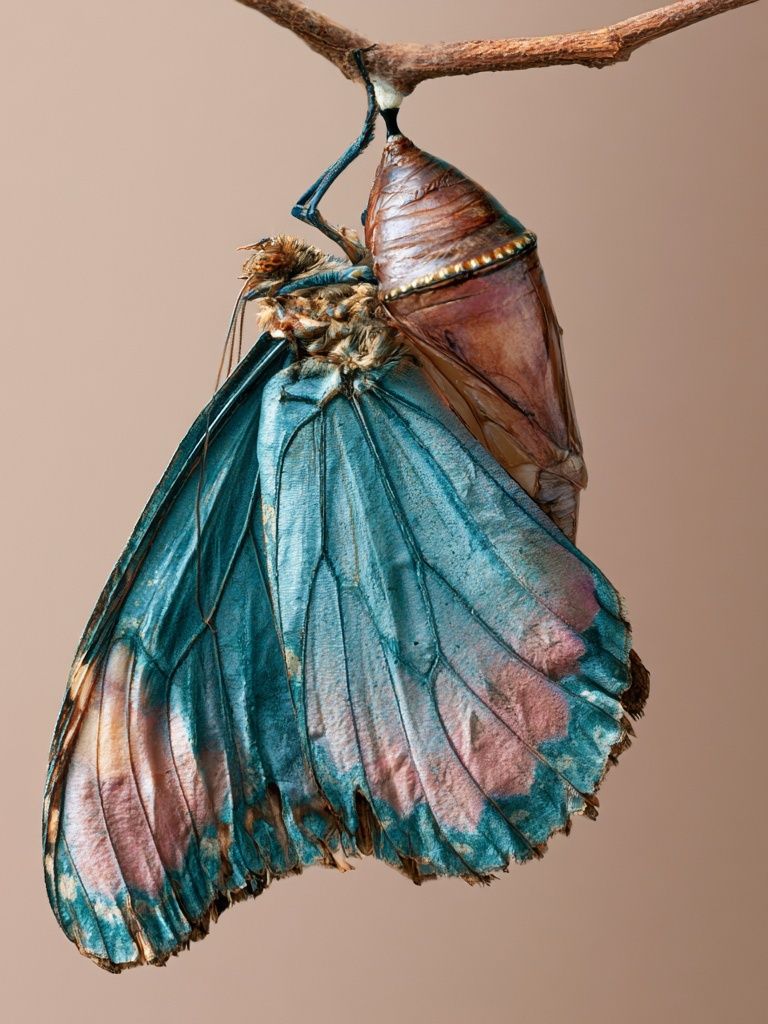 Butterfly Chrysalis Photography Poster. poster — photography art