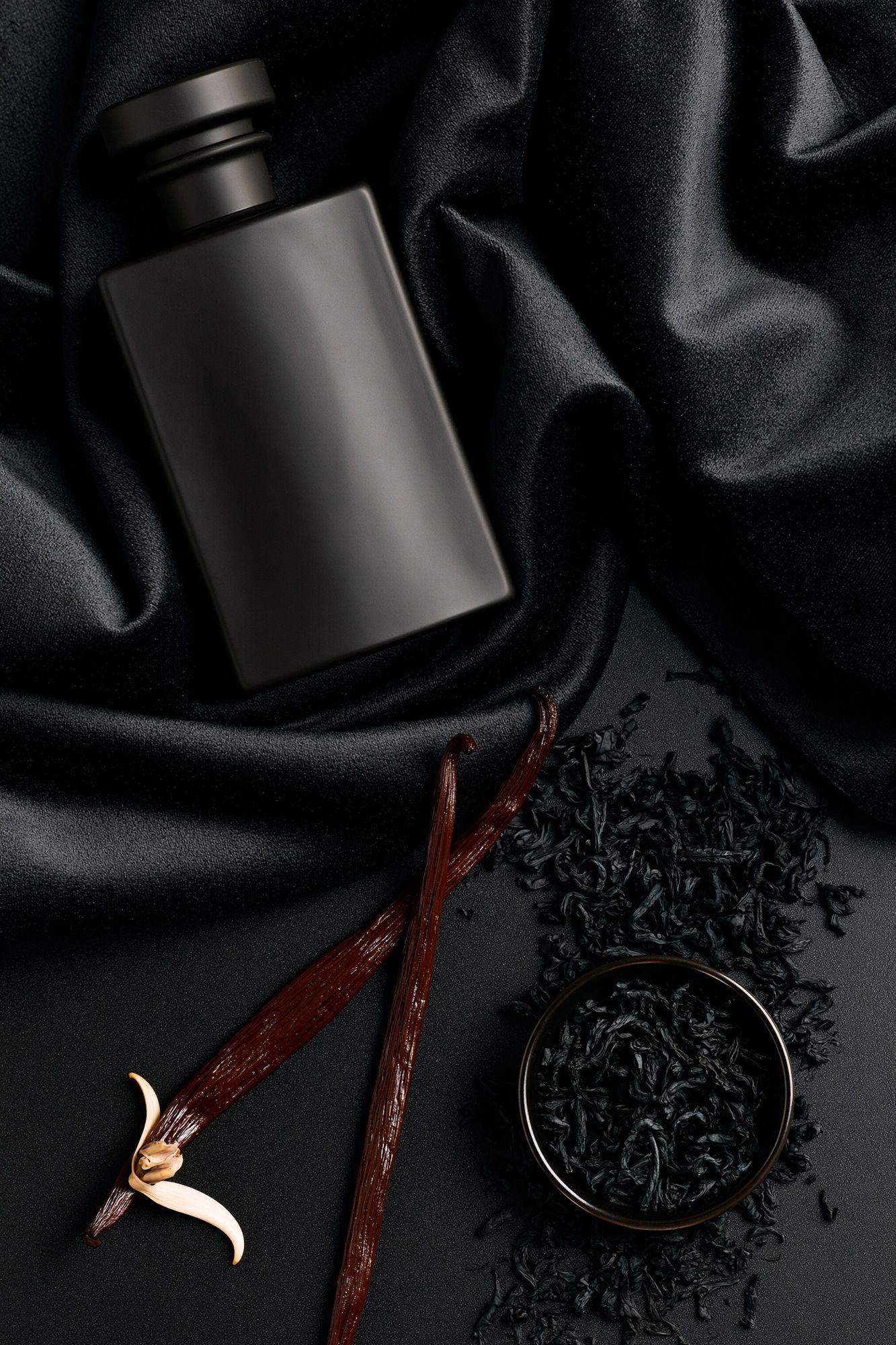 Black Vanilla Still Life Poster. poster detail