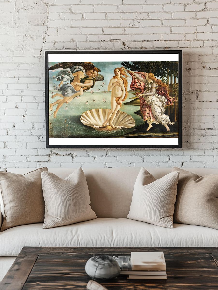 The Birth of Venus — Fine Art Print room preview
