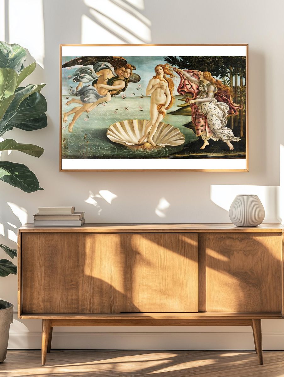 The Birth of Venus — Fine Art Print. — room view 3
