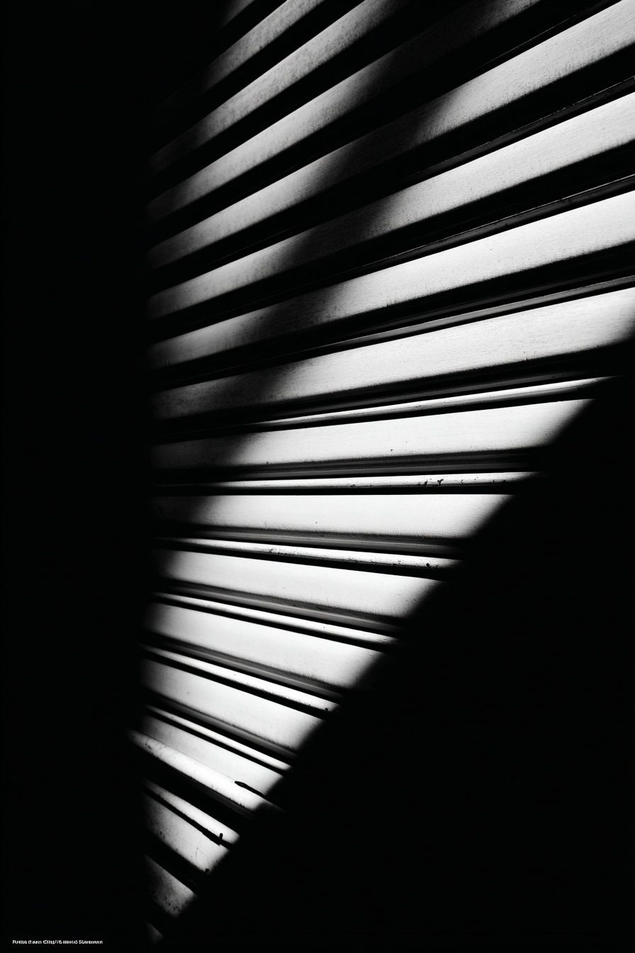 Shadows and Light — Black-White Photography Poster. poster — photography art