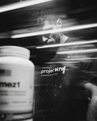 Abstract Black and White Photography Poster.