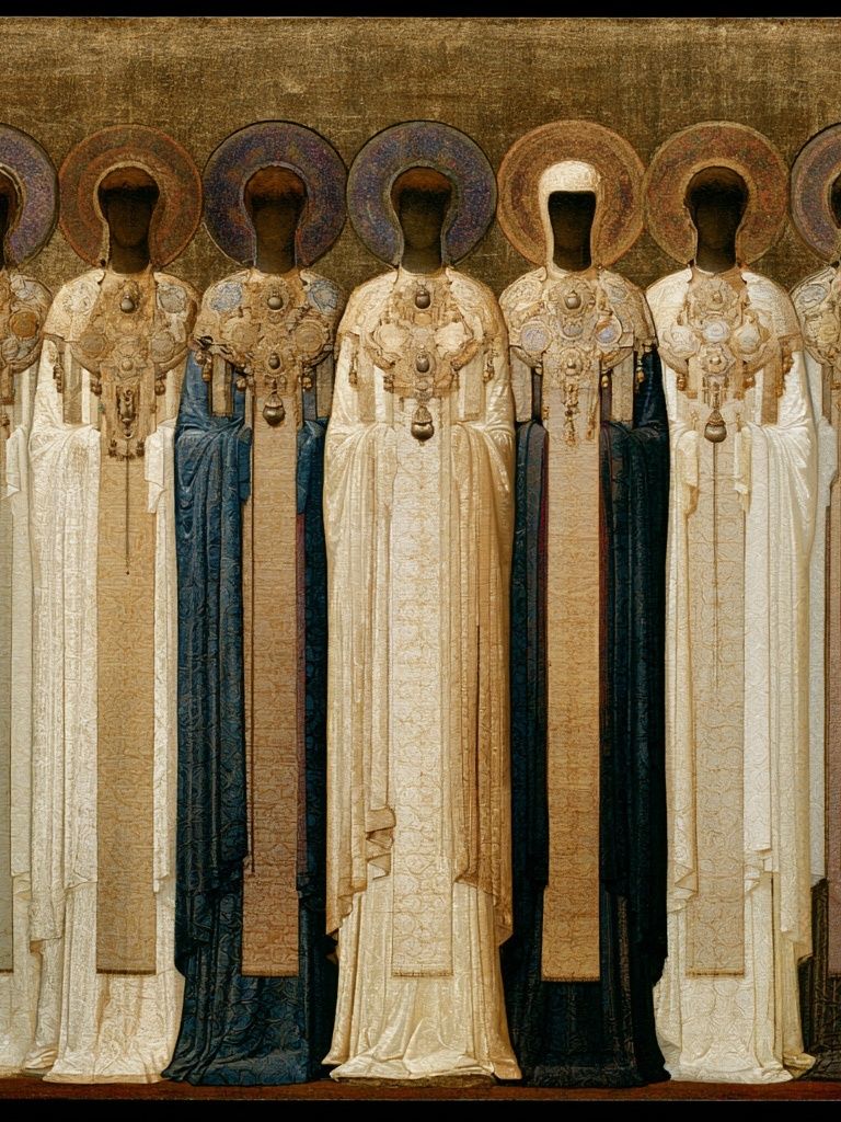 Byzantine Saints Fine-Art Print. poster detail