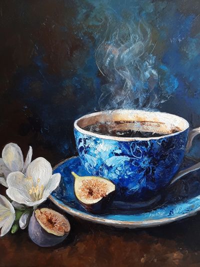 Coffee and Figs — Fine Art Print. poster print