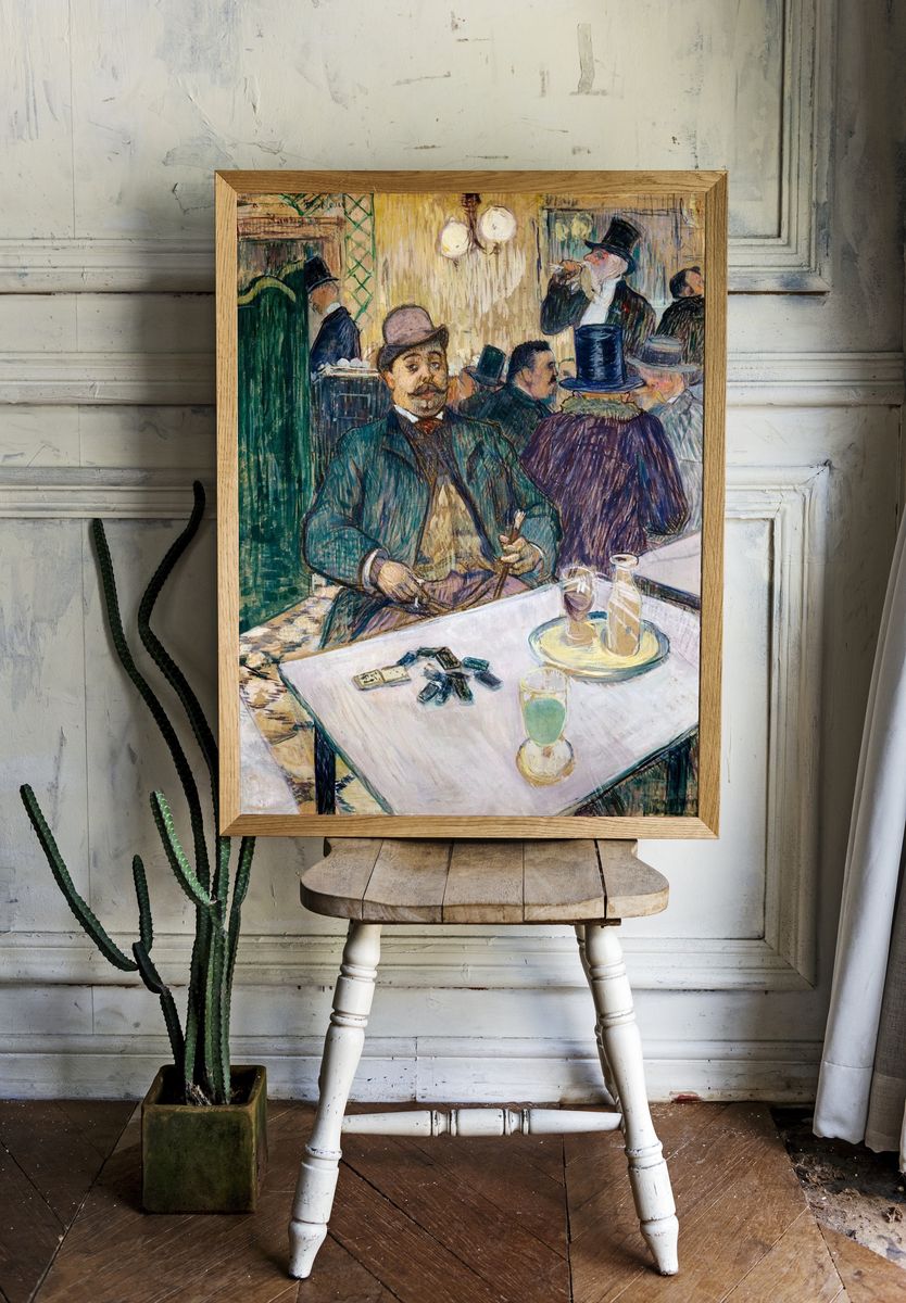Cafe Scene — Fine Art Print room preview