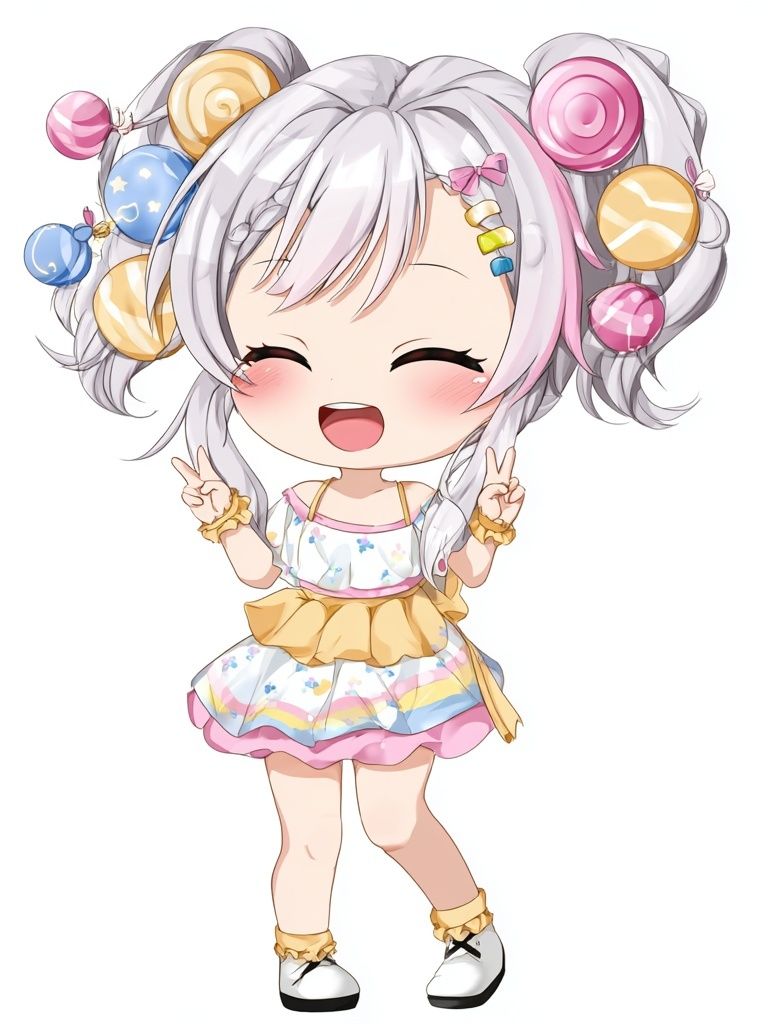 Cute Candy Girl — Anime Print.