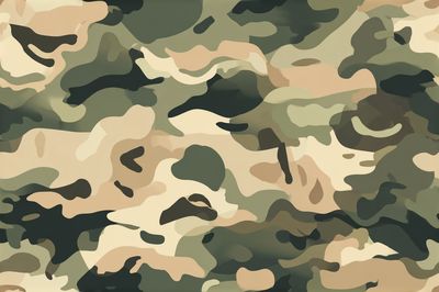 Camouflage Pattern Abstract Print. poster