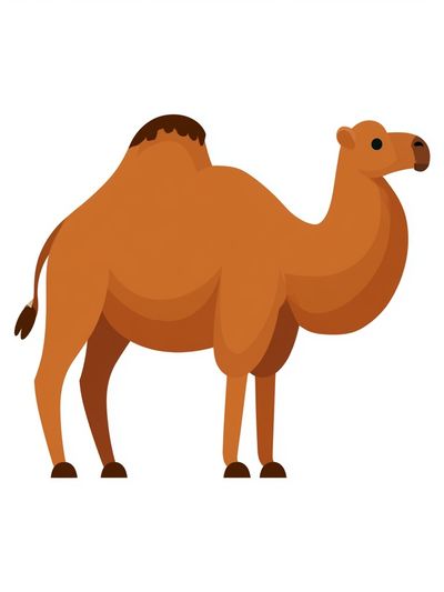 Camel Illustration Poster. poster