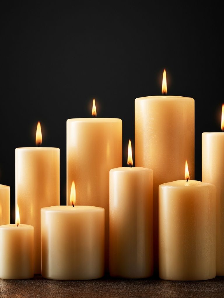 Lit Candle Still Life Poster. poster — photography art