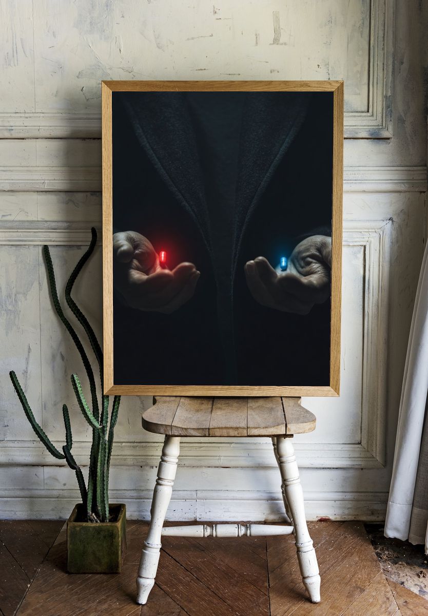 Red and Blue Pills — Conceptual Print room preview