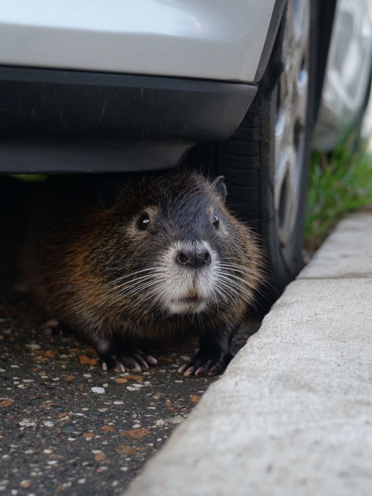 Curious Capybara — Animal Photography Print. poster — animals art