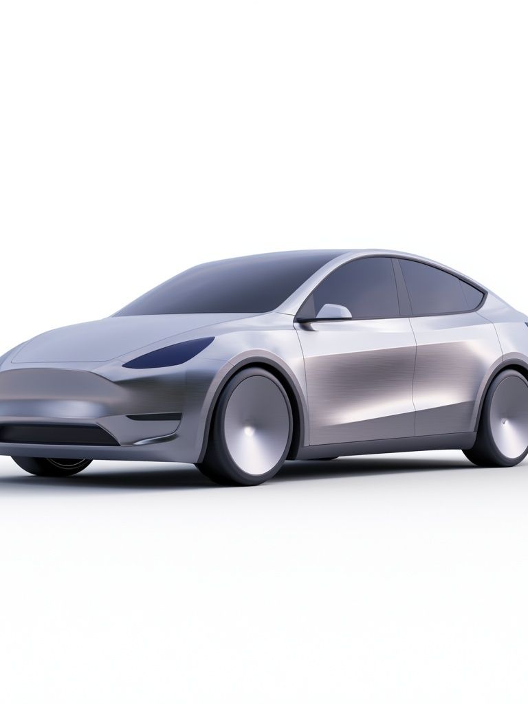 Futuristic Electric Car Poster. poster detail