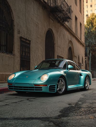 Porsche 959 — Automotive Photography Print. poster print