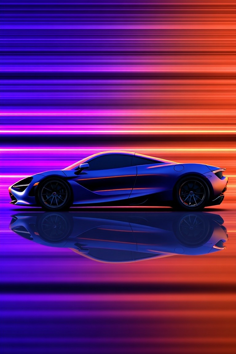 McLaren 720S — Digital Art Print. poster detail