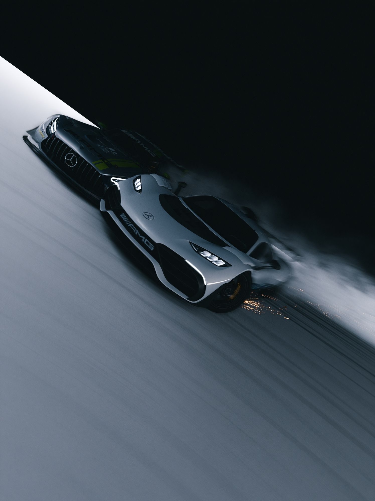 Mercedes-AMG GT Drift Photography Poster. poster detail