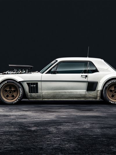 Classic Muscle Car Photography Poster.