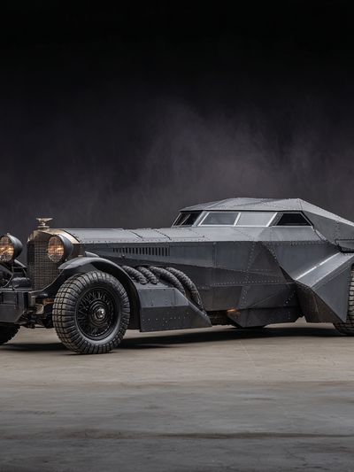 Retro Batmobile — Automotive Art Print. poster