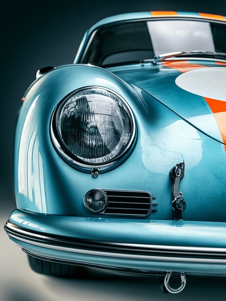 Classic Racing Car Photography Poster. poster — photography art