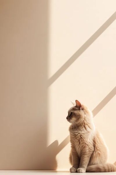 Cat in Sunlight — Photography Print. poster print