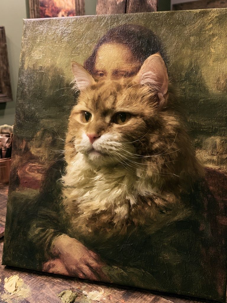Cat Portrait Fine-Art Poster. poster — animals art