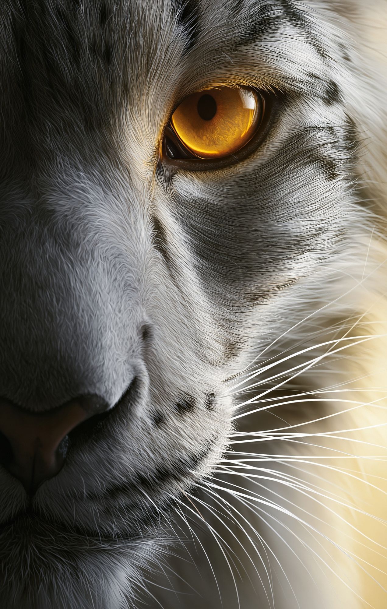Cat Close-Up Photography Poster. poster detail