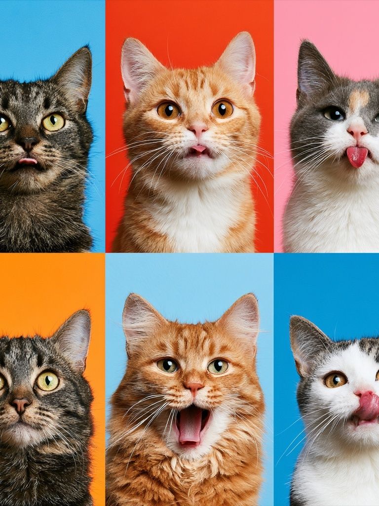 Playful Cats Photography Poster. poster detail