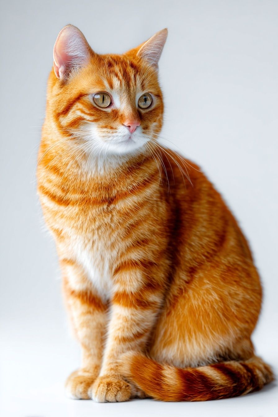 Orange Tabby Cat Portrait Poster. poster — animals art
