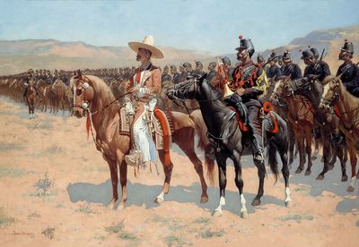 Mexican Major (1889) Frederic Remington. poster print