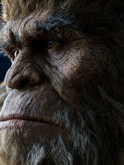 Caveman Portrait Photography Poster.