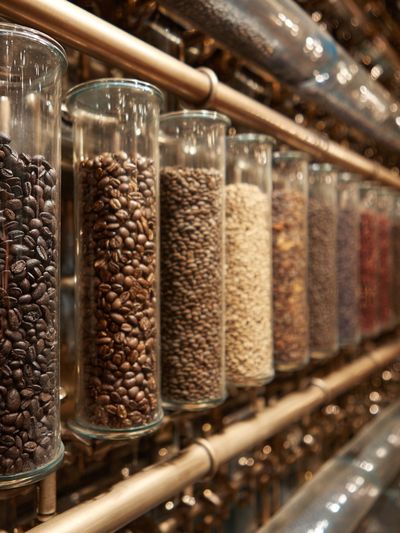 Coffee Beans Display Poster. poster print