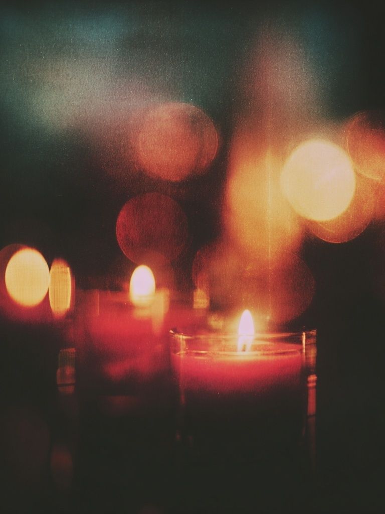 Candlelight Bokeh Photography Poster. poster — photography art