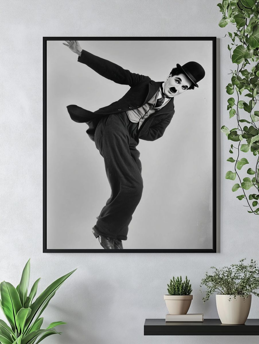 Charlie Chaplin — Vintage Print. — room view 4