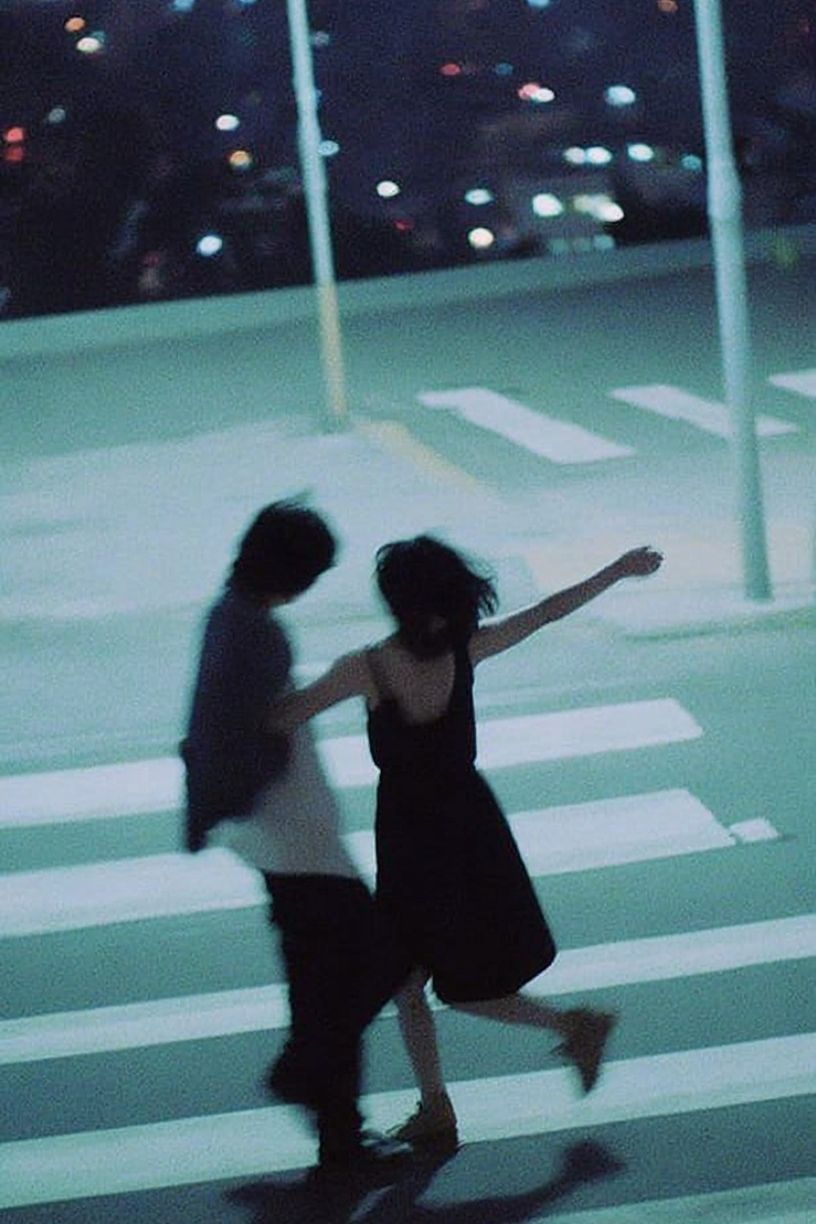 Couple Dancing at Night — Photography Print. poster — photography art